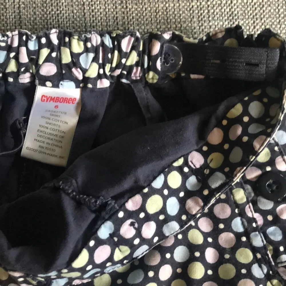 Gymboree Sz 6 Skort w/cinch waist